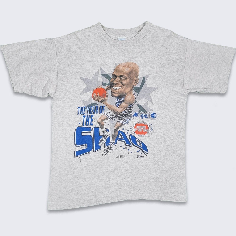 Orlando Magic Vintage 90s Shaquille O'Neal Rookie T-Shirt - Picture 1 of 7